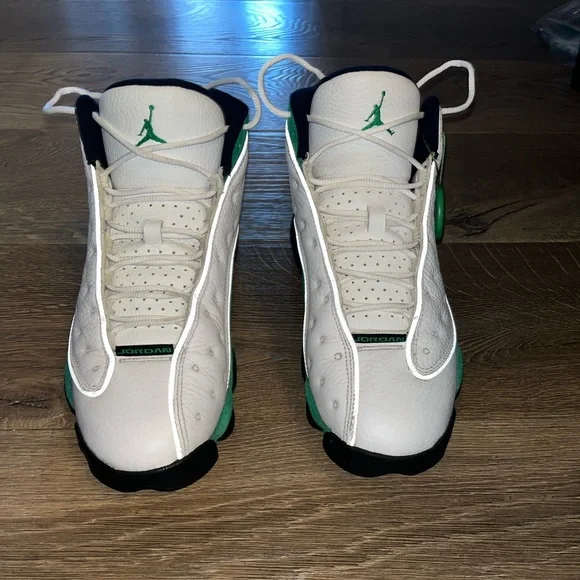 Jordan 13 Retro white “lucky green” size 8.5 US Men.